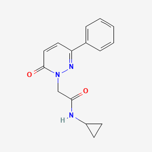 N-cyclopropyl-2-(6-oxo-3-phenyl-1(6H)-pyridazinyl)acetamide