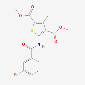 Dimethyl 5-[(3-bromobenzoyl)amino]-3-methyl-2,4-thiophenedicarboxylate