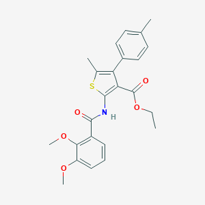 Ethyl 2-[(2,3-dimethoxybenzoyl)amino]-5-methyl-4-(4-methylphenyl)-3-thiophenecarboxylate