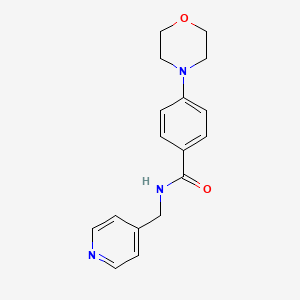 4-(4-morpholinyl)-N-(4-pyridinylmethyl)benzamide