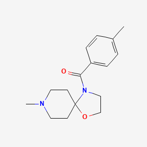 8-methyl-4-(4-methylbenzoyl)-1-oxa-4,8-diazaspiro[4.5]decane