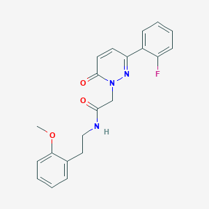 2-[3-(2-fluorophenyl)-6-oxo-1(6H)-pyridazinyl]-N-[2-(2-methoxyphenyl)ethyl]acetamide