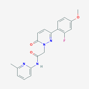 2-[3-(2-fluoro-4-methoxyphenyl)-6-oxo-1(6H)-pyridazinyl]-N-(6-methyl-2-pyridinyl)acetamide