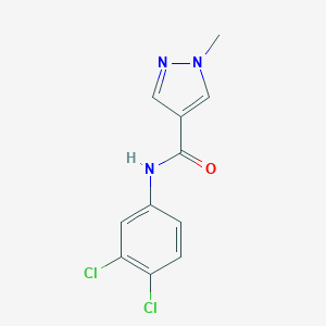 N-(3,4-dichlorophenyl)-1-methyl-1H-pyrazole-4-carboxamide