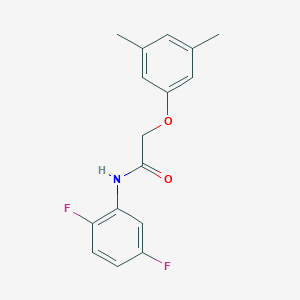 molecular formula C16H15F2NO2 B450847 N-(2,5-difluorophenyl)-2-(3,5-dimethylphenoxy)acetamide 