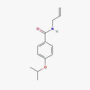 molecular formula C13H17NO2 B4508534 N-allyl-4-isopropoxybenzamide 