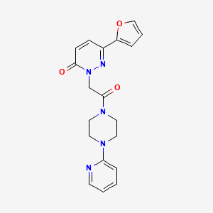 6-(2-furyl)-2-{2-oxo-2-[4-(2-pyridinyl)-1-piperazinyl]ethyl}-3(2H)-pyridazinone