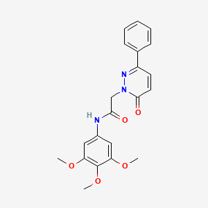 2-(6-oxo-3-phenyl-1(6H)-pyridazinyl)-N-(3,4,5-trimethoxyphenyl)acetamide