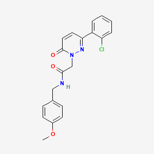 2-[3-(2-chlorophenyl)-6-oxo-1(6H)-pyridazinyl]-N-(4-methoxybenzyl)acetamide