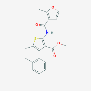 Methyl 4-(2,4-dimethylphenyl)-5-methyl-2-[(2-methyl-3-furoyl)amino]thiophene-3-carboxylate