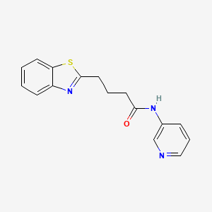 4-(1,3-benzothiazol-2-yl)-N-3-pyridinylbutanamide