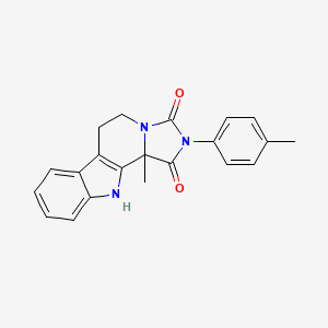 11b-methyl-2-(4-methylphenyl)-5,6,11,11b-tetrahydro-1H-imidazo[1',5':1,2]pyrido[3,4-b]indole-1,3(2H)-dione