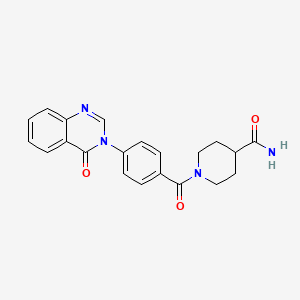 1-[4-(4-oxo-3(4H)-quinazolinyl)benzoyl]-4-piperidinecarboxamide