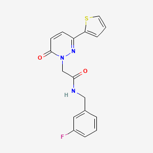 N-(3-fluorobenzyl)-2-[6-oxo-3-(2-thienyl)-1(6H)-pyridazinyl]acetamide