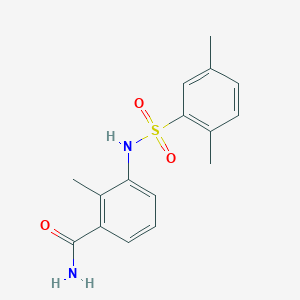 3-{[(2,5-dimethylphenyl)sulfonyl]amino}-2-methylbenzamide