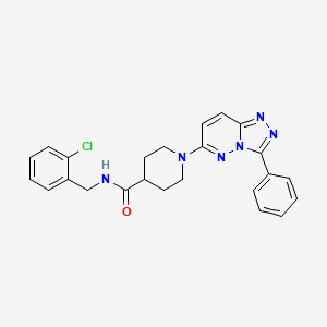 N-(2-chlorobenzyl)-1-(3-phenyl[1,2,4]triazolo[4,3-b]pyridazin-6-yl)-4-piperidinecarboxamide