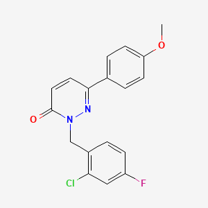 2-(2-chloro-4-fluorobenzyl)-6-(4-methoxyphenyl)-3(2H)-pyridazinone