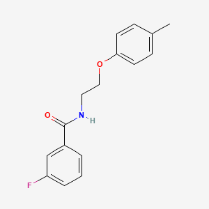 3-fluoro-N-[2-(4-methylphenoxy)ethyl]benzamide