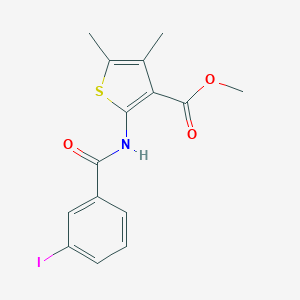 Methyl 2-[(3-iodobenzoyl)amino]-4,5-dimethyl-3-thiophenecarboxylate