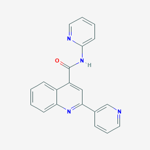 N-(pyridin-2-yl)-2-(pyridin-3-yl)quinoline-4-carboxamide