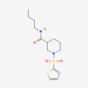 N-BUTYL-1-(THIOPHENE-2-SULFONYL)PIPERIDINE-3-CARBOXAMIDE