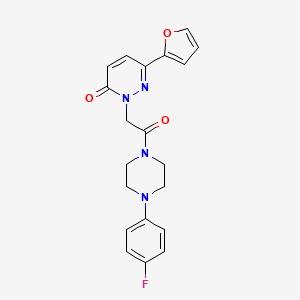 2-{2-[4-(4-fluorophenyl)piperazino]-2-oxoethyl}-6-(2-furyl)-3(2H)-pyridazinone