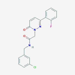 N-(3-chlorobenzyl)-2-[3-(2-fluorophenyl)-6-oxo-1(6H)-pyridazinyl]acetamide