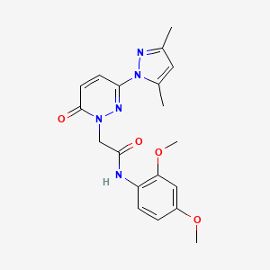 N-(2,4-dimethoxyphenyl)-2-[3-(3,5-dimethyl-1H-pyrazol-1-yl)-6-oxo-1(6H)-pyridazinyl]acetamide