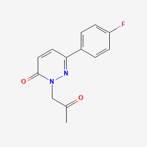 6-(4-fluorophenyl)-2-(2-oxopropyl)-3(2H)-pyridazinone