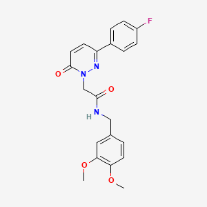 N-(3,4-dimethoxybenzyl)-2-[3-(4-fluorophenyl)-6-oxo-1(6H)-pyridazinyl]acetamide