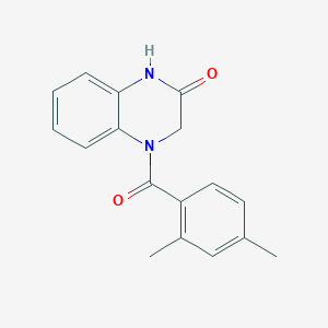 molecular formula C17H16N2O2 B4509136 4-(2,4-dimethylbenzoyl)-3,4-dihydro-2(1H)-quinoxalinone 