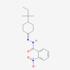 2-nitro-N'-(4-tert-pentylcyclohexylidene)benzohydrazide