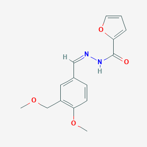 N'-{(Z)-[4-methoxy-3-(methoxymethyl)phenyl]methylidene}furan-2-carbohydrazide