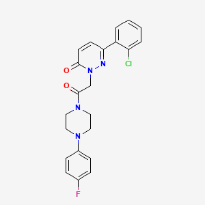 6-(2-chlorophenyl)-2-{2-[4-(4-fluorophenyl)-1-piperazinyl]-2-oxoethyl}-3(2H)-pyridazinone