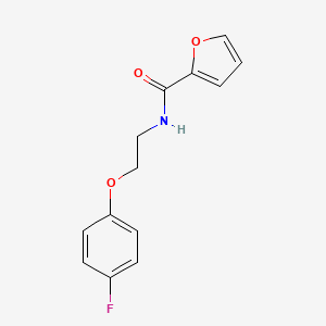 molecular formula C13H12FNO3 B4509252 N-[2-(4-fluorophenoxy)ethyl]-2-furamide 