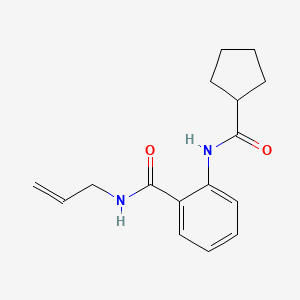 N-allyl-2-[(cyclopentylcarbonyl)amino]benzamide