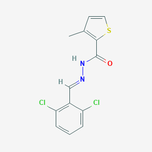 molecular formula C13H10Cl2N2OS B450939 N'-(2,6-dichlorobenzylidene)-3-methyl-2-thiophenecarbohydrazide 