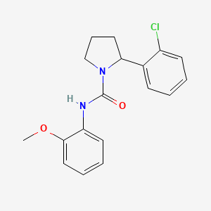 2-(2-chlorophenyl)-N-(2-methoxyphenyl)-1-pyrrolidinecarboxamide