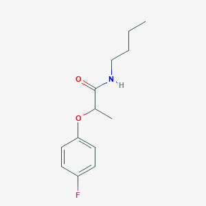 molecular formula C13H18FNO2 B4509490 N-butyl-2-(4-fluorophenoxy)propanamide 