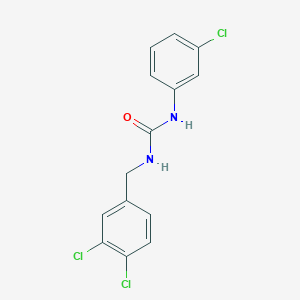 molecular formula C14H11Cl3N2O B450954 1-(3-Chlorophenyl)-3-(3,4-dichlorobenzyl)urea 