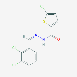 molecular formula C12H7Cl3N2OS B450956 5-chloro-N'-(2,3-dichlorobenzylidene)-2-thiophenecarbohydrazide 