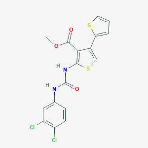 Methyl 2-{[(3,4-dichloroanilino)carbonyl]amino}-4,2'-bithiophene-3-carboxylate