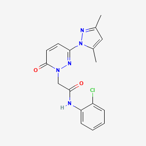 N-(2-chlorophenyl)-2-[3-(3,5-dimethyl-1H-pyrazol-1-yl)-6-oxo-1(6H)-pyridazinyl]acetamide