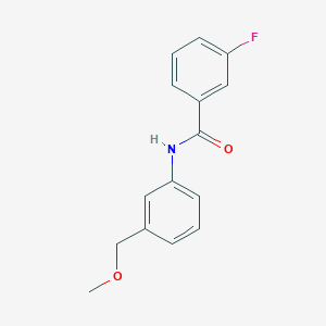 3-fluoro-N-[3-(methoxymethyl)phenyl]benzamide