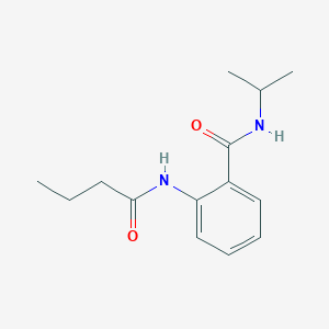 molecular formula C14H20N2O2 B4509947 2-(butyrylamino)-N-isopropylbenzamide 