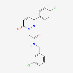 N-(3-chlorobenzyl)-2-[3-(4-chlorophenyl)-6-oxo-1(6H)-pyridazinyl]acetamide