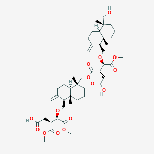 molecular formula C45H68O15 B045100 隐孔酸 E CAS No. 120001-10-7
