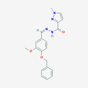 N'-[4-(benzyloxy)-3-methoxybenzylidene]-1-methyl-1H-pyrazole-3-carbohydrazide