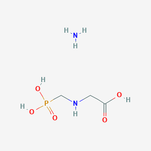 molecular formula C3H17N4O5P B045101 草甘膦（铵盐） CAS No. 114370-14-8