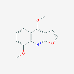 molecular formula C13H11NO3 B045102 gamma-Fagarine CAS No. 524-15-2